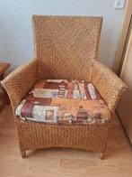 4 huiskamer stoelen, Ophalen, Gebruikt, Bruin, Riet of Rotan
