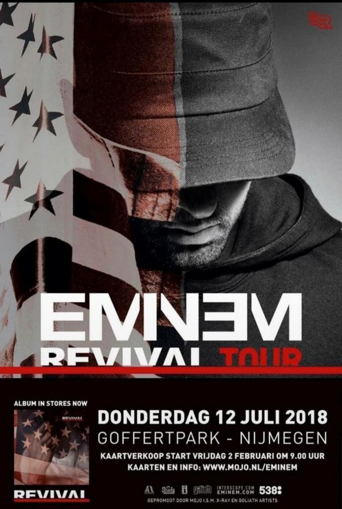 Rare Limited Edition Eminem Revival Tour 2018 VIP Merch Set, Cd's en Dvd's, Cd's | Verzamelalbums, Nieuw in verpakking, Boxset