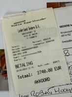 Lederen bank, Duits design, wit, Huis en Inrichting, Ophalen, Gebruikt, Leer, Design wit