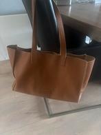 SHABBIES Leren dames tas. Cognac kleur, Sieraden, Tassen en Uiterlijk, Tassen | Damestassen, Ophalen of Verzenden, Zo goed als nieuw