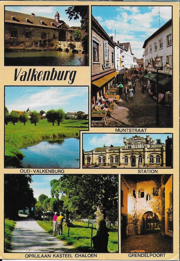 Kr1417 Ongelopen ansichtkaart valkenburg, Ophalen of Verzenden, 1960 tot 1980, Ongelopen, Limburg