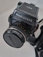 Mamiya 645j met 80mm lens en grip, Ophalen of Verzenden, Gebruikt, Spiegelreflex, Overige Merken