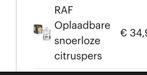RAF Oplaadbare Snoerloze Citruspers 20€ vaste prijs", Ophalen, Zo goed als nieuw, Elektrisch, Citruspers