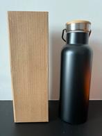 Nieuw RVS drinkfles met bamboe dop 500ml, Ophalen of Verzenden, Nieuw