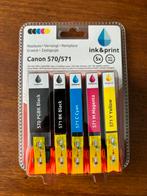 Canon 570/571 Inkt Cartridges, Computers en Software, Printerbenodigdheden, Nieuw, Cartridge, Ink & Print, Ophalen of Verzenden