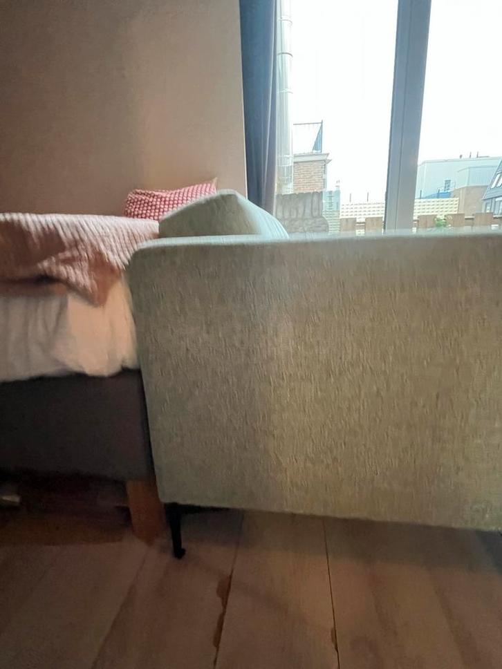 GRATIS OPHALEN BANK, Huis en Inrichting, Slaapkamer | Boxsprings, Gebruikt, 180 cm, 190 cm of minder, Tweepersoons, Groen, Ophalen