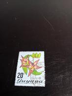 Postzegel Guyana met bloem, Postzegels en Munten, Postzegels | Amerika, Ophalen of Verzenden