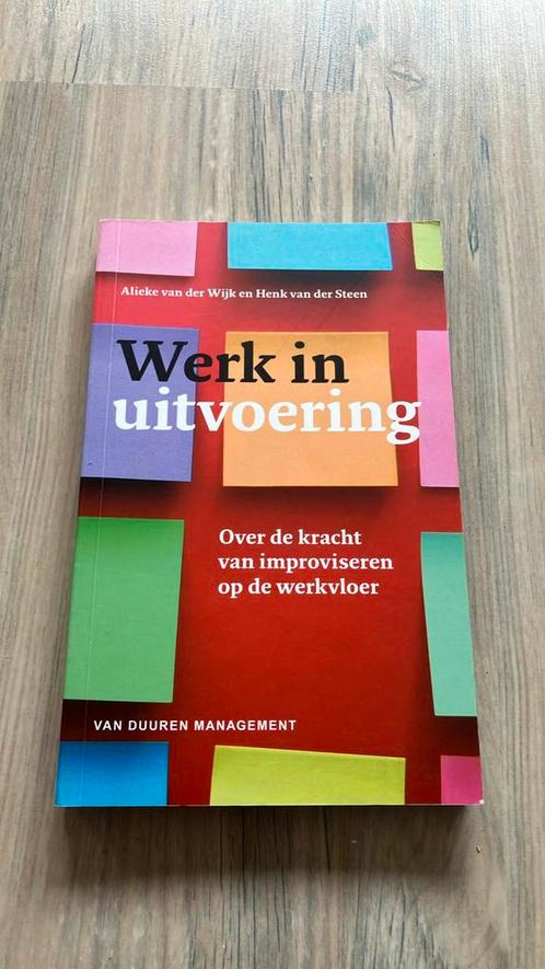 A. van der Wijk - Werk in uitvoering, Boeken, Wetenschap, Zo goed als nieuw, Ophalen of Verzenden