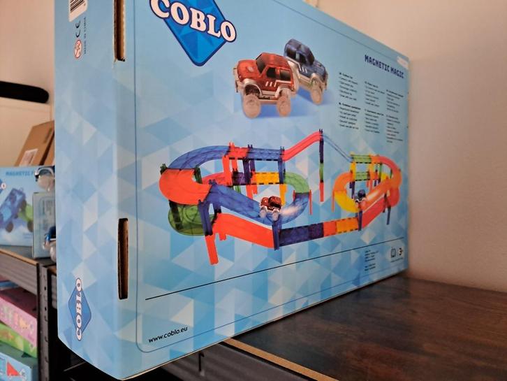 NIEUW!! Coblo Racebaan Kleur, Kinderen en Baby's, Speelgoed | Racebanen, Nieuw, Racebaan, Elektrisch, Overige merken, Zelf te bouwen