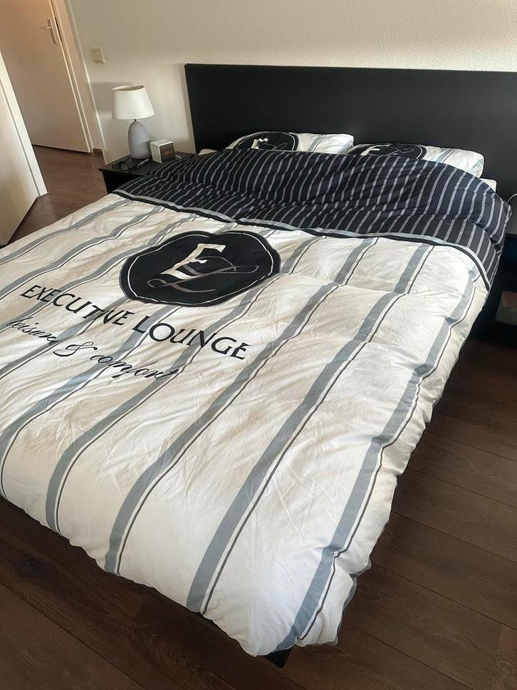 Waterbed 160x200 met softside rand en achterwand, Huis en Inrichting, Slaapkamer | Waterbedden, Gebruikt, Solo-systeem, 160 cm