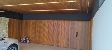 Garagedeur bekleden van 39€m2 frake thermowood ayous beschikbaar voor biedingen