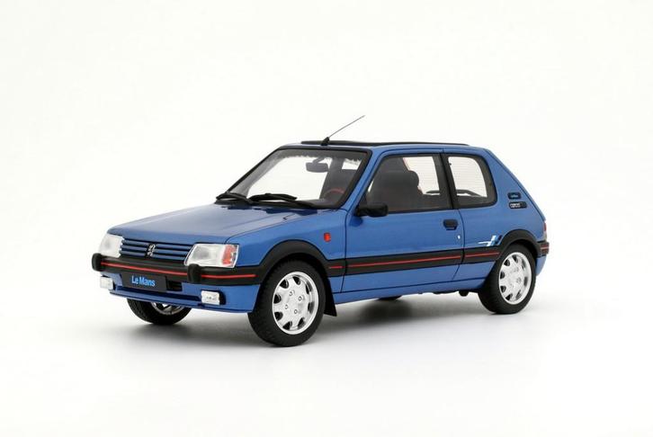 PEUGEOT 205 1.9 GTI LE MANS  BLAUSW  1991 1/18 OTTO OT1153, Hobby en Vrije tijd, Modelauto's | 1:18, Nieuw, Auto, OttOMobile, Verzenden