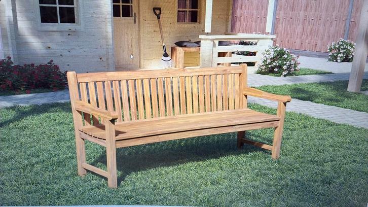 Teak tuinbanken nieuw, Tuin en Terras, Tuinbanken, Nieuw, Teakhout, Ophalen
