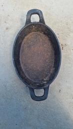Gietijzeren pan, Ophalen of Verzenden, Gebruikt, Gietijzer, Koekenpan of Braadpan