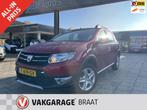 Dacia Sandero 0.9 TCe Stepway l STOELVERW. l NAVI l RIJKLAAR, Auto's, Dacia, 898 cc, Stof, Euro 6, Grijs
