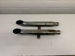 2 x uitlaat demper oldtimer harley Davidson motor motorfiets, Ophalen, Gebruikt