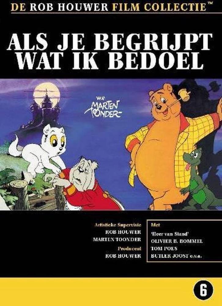 Als Je Begrijpt Wat Ik Bedoel - Rob Houwer, Cd's en Dvd's, Dvd's | Tekenfilms en Animatie, Ophalen of Verzenden