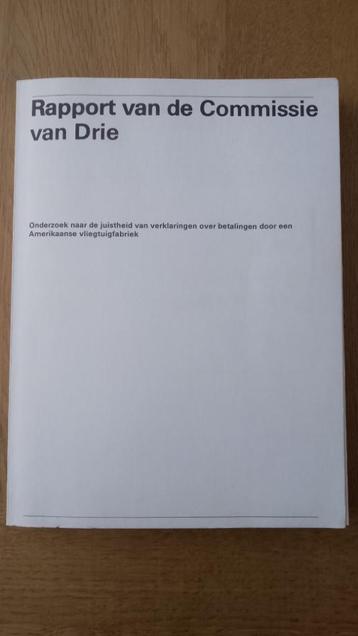 Rapport van de "commissie van drie" beschikbaar voor biedingen