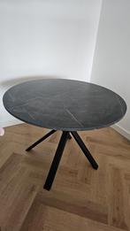 ikea tafel zwart rond mariedamm, Ophalen of Verzenden, Zo goed als nieuw, Rond