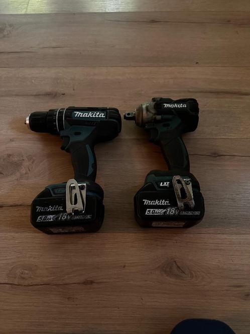 Makita gereedschap slagmoersleutel en boormachine 18v 5ah, Doe-het-zelf en Verbouw, Gereedschap | Boormachines, Gebruikt, Boormachine
