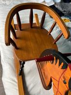 Antiek houten hobbelpaard, Ophalen, Zo goed als nieuw