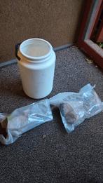 Gratis carbid (ongeveer 1 kilo), Ophalen