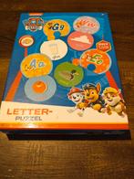 Paw patrol letter puzzel, Ophalen of Verzenden, Zo goed als nieuw