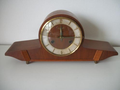 Duitse Pendule Tafelklok van Kienzle - 40 x 18 cm, Antiek en Kunst, Antiek | Klokken, Ophalen of Verzenden
