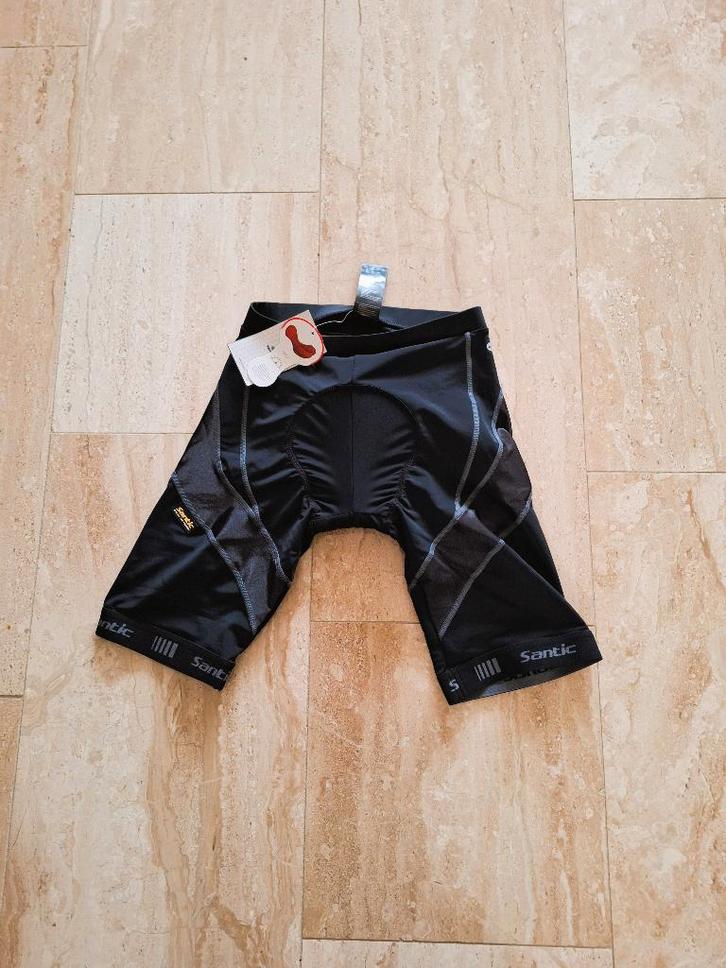 Nieuwe Heren wielrenbroek van Santic maat XS,, Fietsen en Brommers, Fietsaccessoires | Fietskleding, Nieuw, Heren, Onderkleding