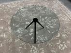 Nieuw Beek Maupertuus Salontafel Glas zwart Design Tafel D60, Rond, Nieuw, Glas, Minder dan 50 cm