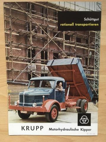 folder krupp uit 1956 beschikbaar voor biedingen