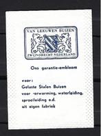 433 Zwijndrecht VAN LEEUWEN BUIZEN, Ophalen of Verzenden, Nederland