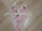 Bikini triangelbikini top slip tanga O'neill bloemenprint 38, Ophalen of Verzenden, Nieuw, Roze, Bikini