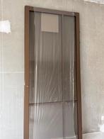 Stalen bronzen binnendeur met rookglas, Doe-het-zelf en Verbouw, Deuren en Horren, Ophalen, 80 tot 100 cm, 215 cm of meer, Binnendeur