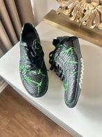 Floris van Bommel sneakers maat 42 zwart groen leer zgan, Ophalen of Verzenden, Zo goed als nieuw, Zwart