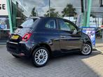 Fiat 500 0.9 TwinAir Turbo Popstar Automaat 81pk | Airco | N, Auto's, 12 maanden, Stof, Gebruikt, Zwart
