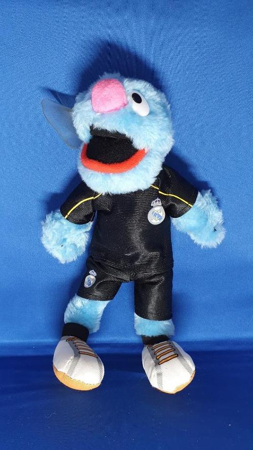 Grover, Coco Real Madrid mascotte, met zuignap. 32 cm. T2, Kinderen en Baby's, Speelgoed | Knuffels en Pluche, Gebruikt, Overige typen