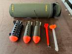 Fox evolution marker en spod case incl spods en markers, Watersport en Boten, Hengelsport | Karpervissen, Ophalen of Verzenden