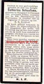Schaafsma Catharina 1902 Wijtgaard 1933 - 25009, Ophalen of Verzenden, Bidprentje