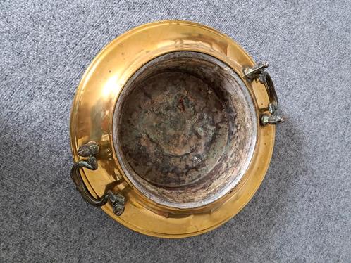 Oude Koperen Kastanje Pof Pan, Antiek en Kunst, Antiek | Koper en Brons, Koper, Ophalen of Verzenden