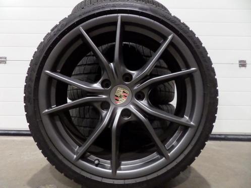 Orig 20" Porsche 911 991.2 2 2S velgen Pirelli Winterbanden, Auto-onderdelen, Banden en Velgen, Banden en Velgen, Winterbanden