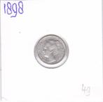 10 cent 1898 Kroningsjaar voor 49 euro, Zilver, Ophalen of Verzenden, 10 cent, Koningin Wilhelmina