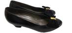 zwarte leer vintage pump van Bally maat 39 (6624), Verzenden, Zwart, Pumps