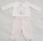 Pakje unisex maat 74 baby kleding wit beige beer broek trui, Babyclub, Zo goed als nieuw, Setje, Verzenden