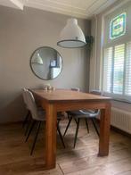 Houten Eettafel 180x90 cm, Ophalen, Gebruikt, 50 tot 100 cm, 150 tot 200 cm