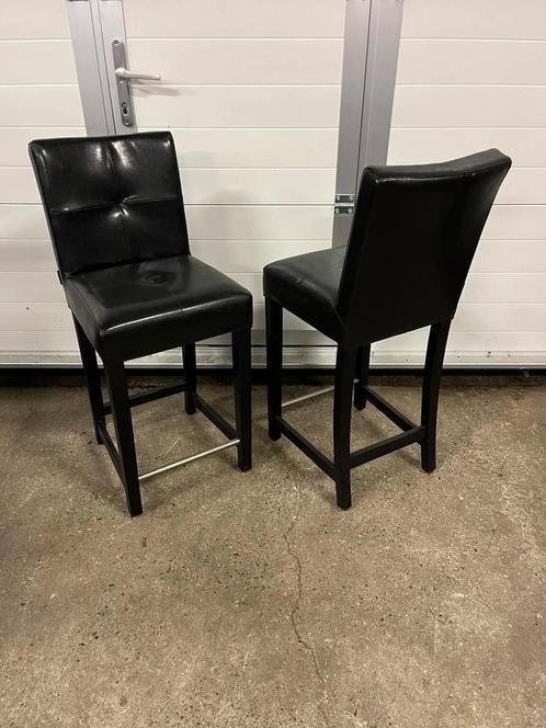 10 stuks horeca barkrukken halfhoog, mancave, café, Huis en Inrichting, Barkrukken, Zo goed als nieuw, Hout, 5 krukken of meer
