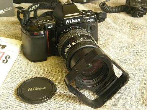 Camera Nikon F- 801, Audio, Tv en Foto, Fotocamera's Analoog, Gebruikt, Spiegelreflex, Nikon, Ophalen