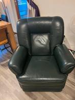 Bank, zetel en eettafel (zonder stoelen) te koop, Huis en Inrichting, Ophalen, Gebruikt, Leer, 75 tot 100 cm