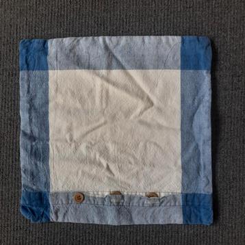 Vintage katoenen kussenhoes jaren '80 37 x 38 cm beschikbaar voor biedingen