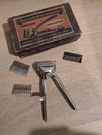 Vintage Haarknipper / handtondeuse met Doos, Ophalen of Verzenden